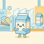 How do we make milk cartons out of skinny thing materials?