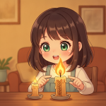 Why Does Candle Fire Get Bigger When the String Is Bigger?